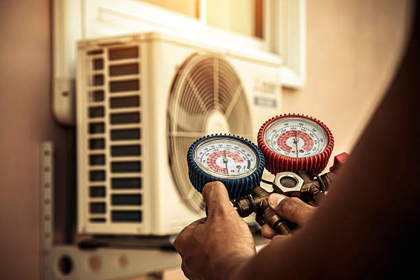 Professional Ductwork Repair technician working in Quail Valley, CA